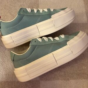 Converse Cruise Low Top Shoes, Herby Green